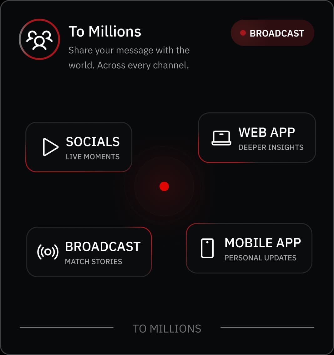 Aiko fanning a moment out to millions across every channel